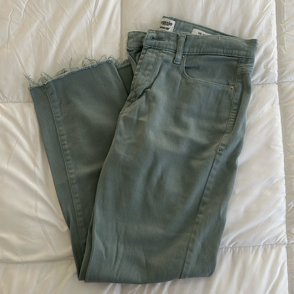 Sage Green Denim